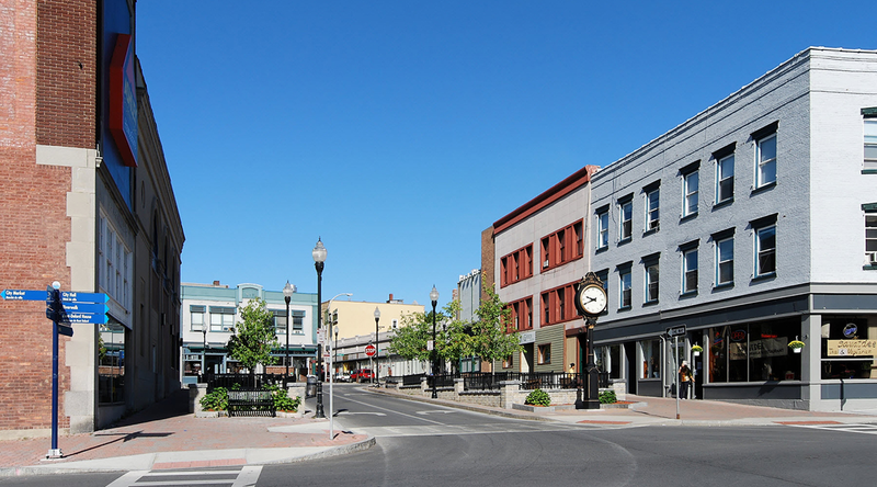 El centro de Plattsburgh. Foto: Wikipedia